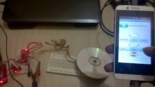 Control stepper motor using easy drive from android app