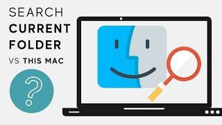 How to Change Finder Search to Look In Current Folder on Mac