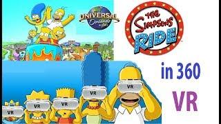 The Simpsons Ride 360 Universal Studios for VR Displays and Glasses