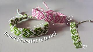 heart bracelet tutorial || yarnivora