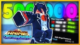 Spending 500,000 Gems To Get NEW 0.01% SECRET In Anime Defenders! (PULLED SHINY SECRET)