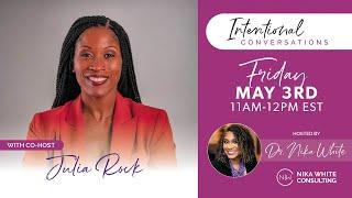 Intentional Conversations VodCast with Dr. Nika White and Co-host Julia Rock