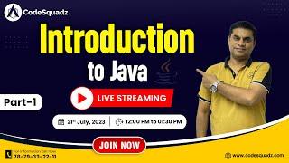 Introduction to Java | Part-1 | Learn the basics by Manish Bhatia