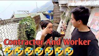 Contractor And Worker New Comedy||Rising boys 