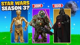 STAR WARS Season 3 Thema!? DARTH VADER Leak, Doom & Family Guy in Fortnite