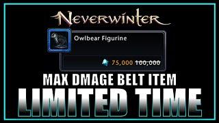 LIMITED TIME: Best Burst Damage Belt Item for INSANLY Cheap! - This Weeks Events! - Neverwinter M28