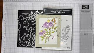 Stampin’ Up! Mixed Florals Amazing Day Card Tutorial #diy #papercrafting #foldablepapercrafts