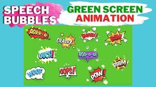 Animation Speech Bubble Green Screen  || You Got This TV