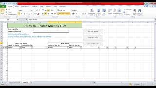 Utility to Rename Multiple Files (Free Tool)