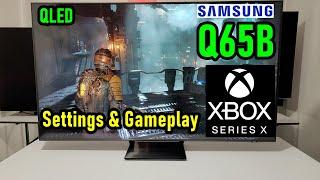 SAMSUNG Q65B QLED con Xbox Series X: Configuraciones Modo Juego y Gameplay Dead Space