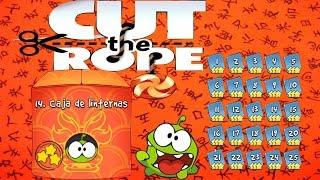 Cut The Rope 1, Season 3 (14 Lantern Box- Caja de Linternas 1-25) 3 Stars- JhoSeSaRo