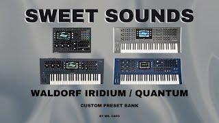 Waldorf Iridium / Quantum - Sweet Sounds [SOUNDSET] • Custom Presets