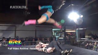 Candy Lee vs. Jamie Senegal - The DIVAS Match Intergender Wrestling from RISE - LA ESCALERA