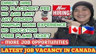 DIRECT HIRE JOB OPPORTUNITIES IN CANADA / LATEST JOB VACANCY IN CANADA