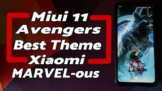 First Look | Best Avengers Theme | MIUI 11 | Marvel-Ous