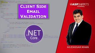 Client Side Email Validation using Data Annotation in ASP.Net Core