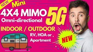  Mini 4x4 MIMO 5G Antenna from WaveForm - Indoor/Outdoor, Omni-directional - Real Performance