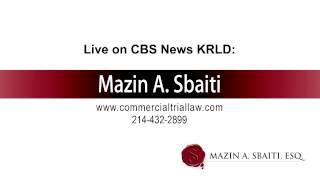 Mazin Sbaiti on CBS News Discusses Rick Perry Indictment