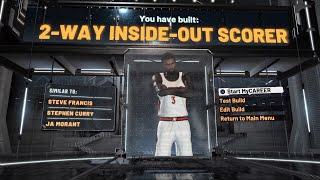 2 WAY PASS FIRST POINT VS 2 WAY INSIDE OUT SCORER! HOW TO MAKE A 2 WAY INSIDE OUT SCORER ON NBA2K20!