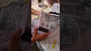 Unboxing AC - DC power inverter 12V 30A To power car amplifier inside your house