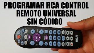 ¿Cómo programar un control remoto universal RCA sin código? Programar mando a distancia