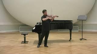 J. S. Bach - Sonata no. 1 for violin solo BWV 1001 Oganes Arustamov