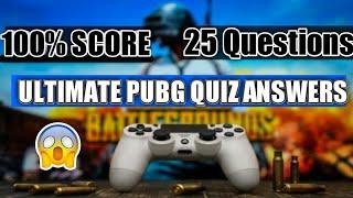 Quiz-Diva Ultimate PUBG Quiz Answers.