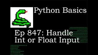 Python Basics Tutorial How to handle Int or Float with | Builtin Eval Function