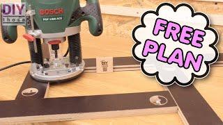 Make your own adjustable DIY Router Template !  A must have Jig !