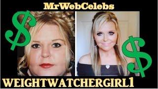 How much does Weightwatchergirl1 make on YouTube 2015