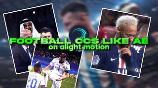 BEST FREE Alight Motion CCs for Football edits | Alight Motion CCs Like AE (Link in description) 5
