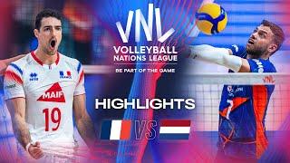  FRA vs.  NED - Highlights | Week 2 | Men's VNL 2024