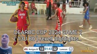 DEARBC CUP 2024 GAME 2 ( 13U Bb ) rexell highlights @rexnorvinTV