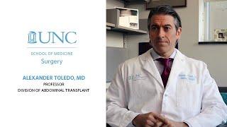 UNC Surgery Profile: Alexander Toledo, MD (Giving Patients a New Lease on Life)