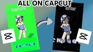 How to make a 3D roblox edit ON MOBILE!! || Capcut || PART 1