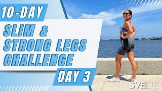 Lifted And Toned Glutes Workout -- 10-Day Slim And Strong Legs Challenge - Day 3