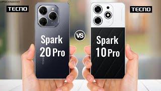 Tecno Spark 20 Pro vs Tecno Spark 10 Pro || Price || Specs Comparison