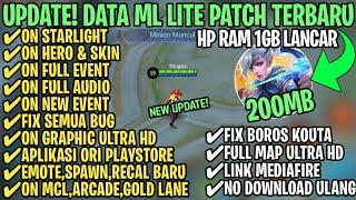 Data ML Lite Full Event 200Mb Terbaru Patch Revamp | ML Lite | Cara Mengatasi Lag & Patah Patah