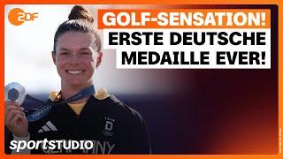 Golferin Esther Henseleit gewinnt Silber | Olympia Paris 2024 | sportstudio