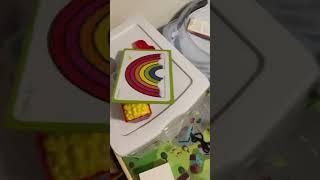 Making rainbow fidget pack 