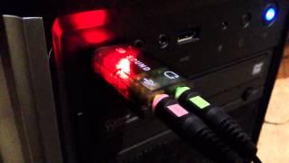 CHEAP USB Sound Card "Unboxing" and Mic Demo