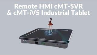 Weintek USA - Remote HMI cMT-SVR & cMT-iV5  Industrial Tablet