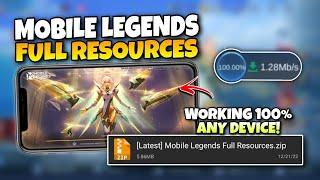 HOW TO FAST DOWNLOAD MOBILE LEGENDS RESOURCES IN LATEST PATCH! LEGIT & WORKING 100%