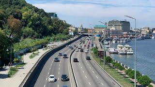 Summer in Ukraine 2021. Kyiv city | Foot bridge