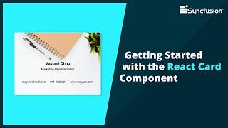 Getting Started with the React Card Component