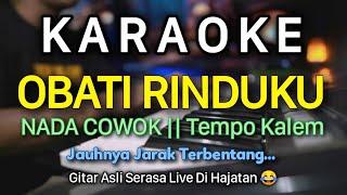  OBATI RINDUKU Cantika Davinca Karaoke Nada Cowok /Pria || Cut Rani