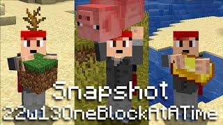 April First Minecraft Snapshot!!! One Block At a Time 22w13