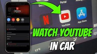 How to Watch YouTube on Apple CarPlay  Watch YouTube in Car Tutorial 2024