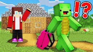 Mikey Is MOVING AWAY In Minecraft! JJ and Mikey Challenge - Maizen