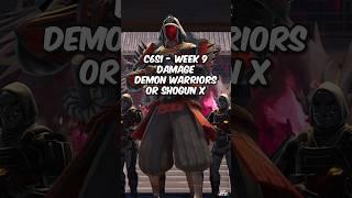 Damage Demon Warriors or Shogun X (C6S1) #fortnite #chapter6season1 #flipartz